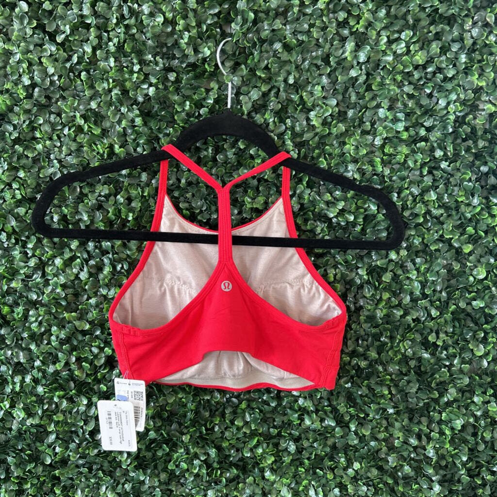 Lulu Y-wrap front high neck bra