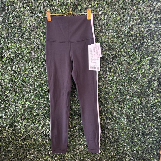LULU Full length side-stripe tights