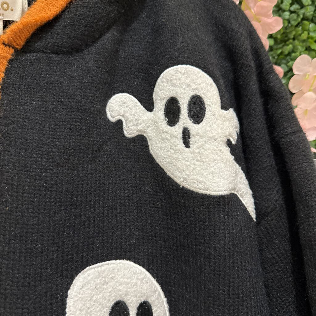 Halloween ghost zip up hoodie