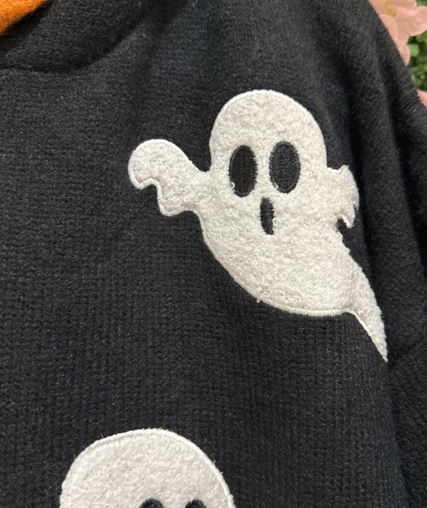 Halloween ghost zip up hoodie