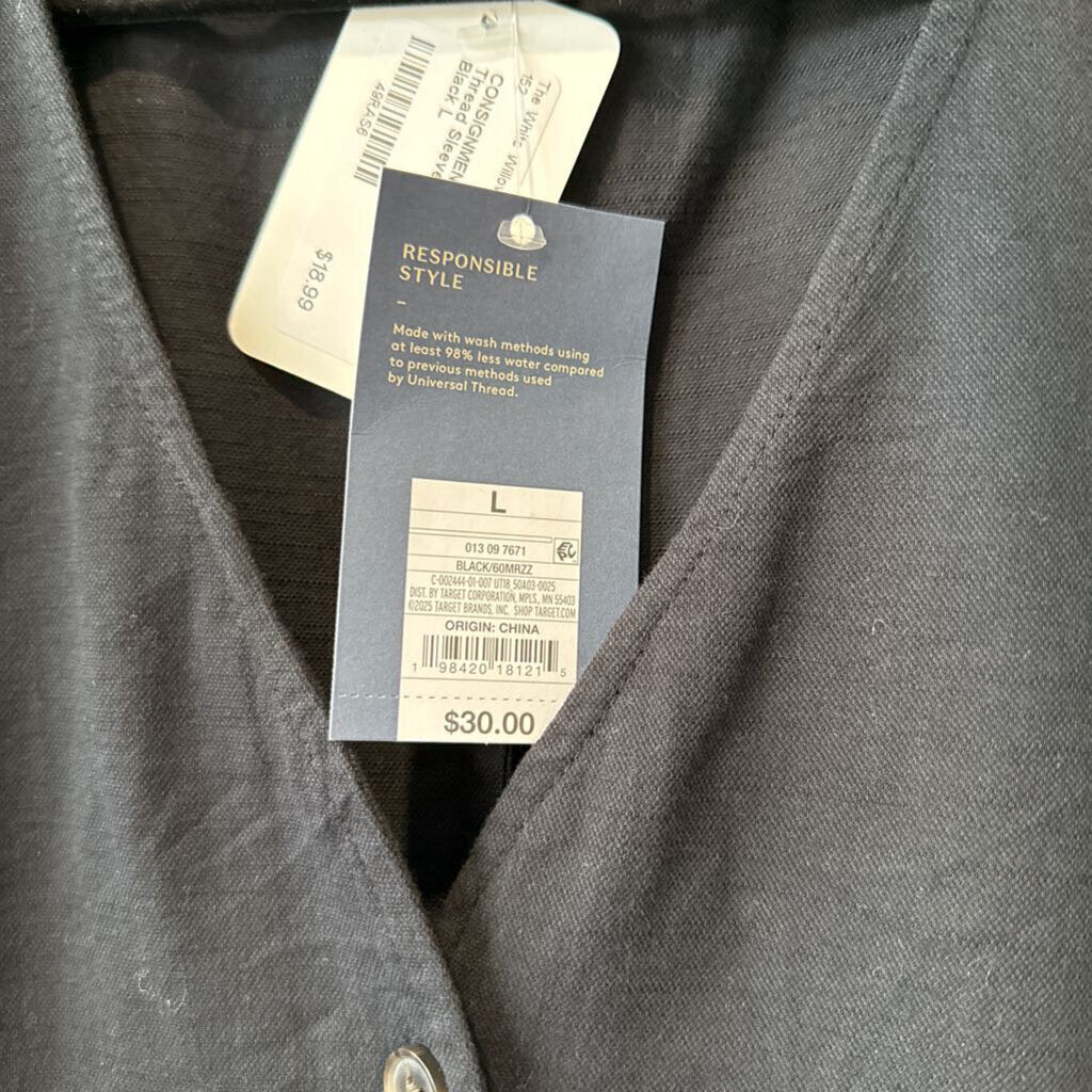 Sleeveless button up dress