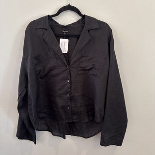 Long sleeve button up top