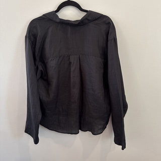 Long sleeve button up top