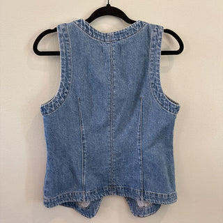 Denim vest w/ buttons