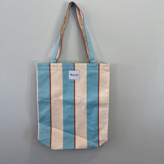 Canvas Striped Tote