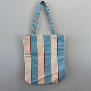 Canvas Striped Tote