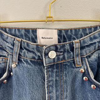 Studded Wide Leg Jeans