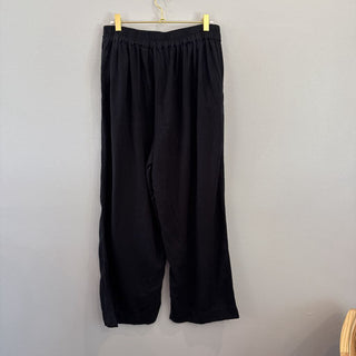 Wide leg linen pants