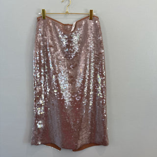 Sequin midi skirt