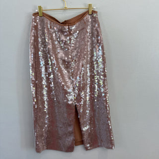 Sequin midi skirt