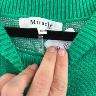 Pullover sweater w/ smilies