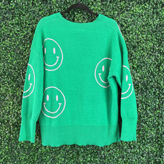 Pullover sweater w/ smilies