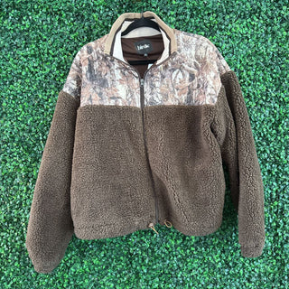 Fleece/camo full zip