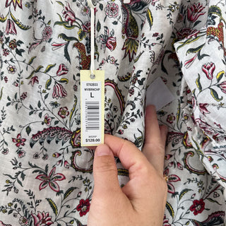 Short sleeve boxy blouse