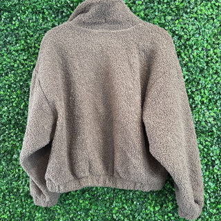 Long sleeve fleece pullover