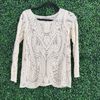 Lacy/mesh top