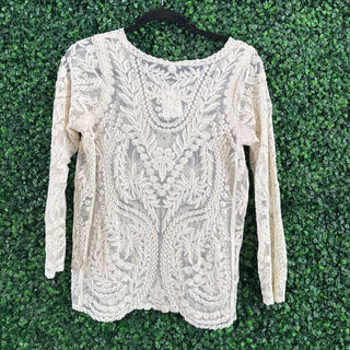 Lacy/mesh top