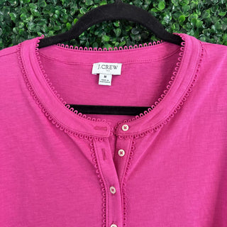 Short sleeve half button