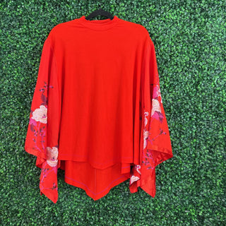 Bat wing kimono w/ embroidery