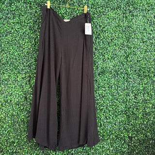 Wide leg cropped pants