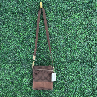 Square coach crossbody