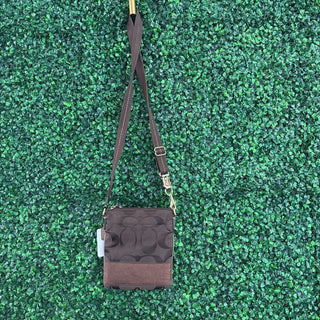 Square coach crossbody