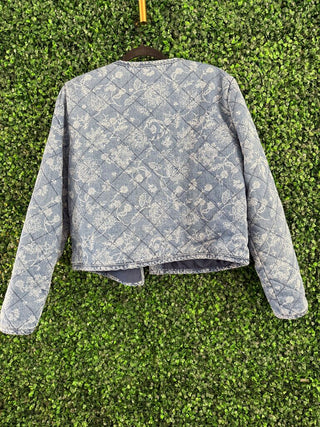 Denim quilted jacket
