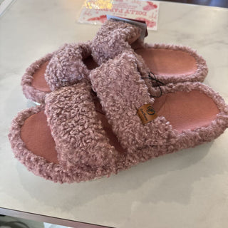 Sherpa slip on shoes