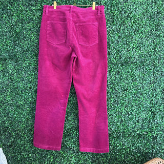 Loft Straight Leg Corduroy Pants alternate view 2