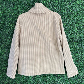 J.Crew Gingham Cowl Neck Sweater alternate view 2