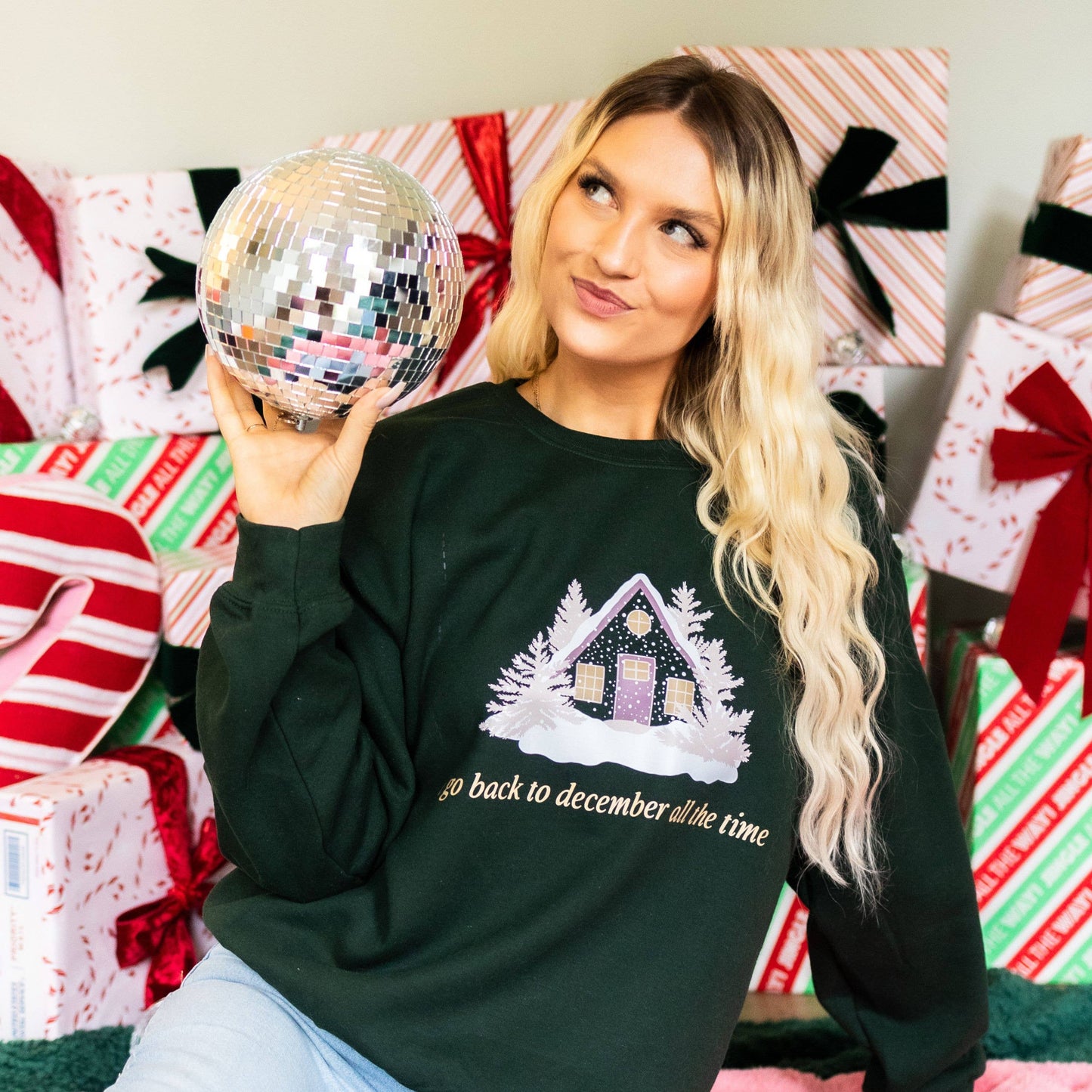 Bash - Christmas Sweatshirt, Christmas Apparel, Taylor Christmas