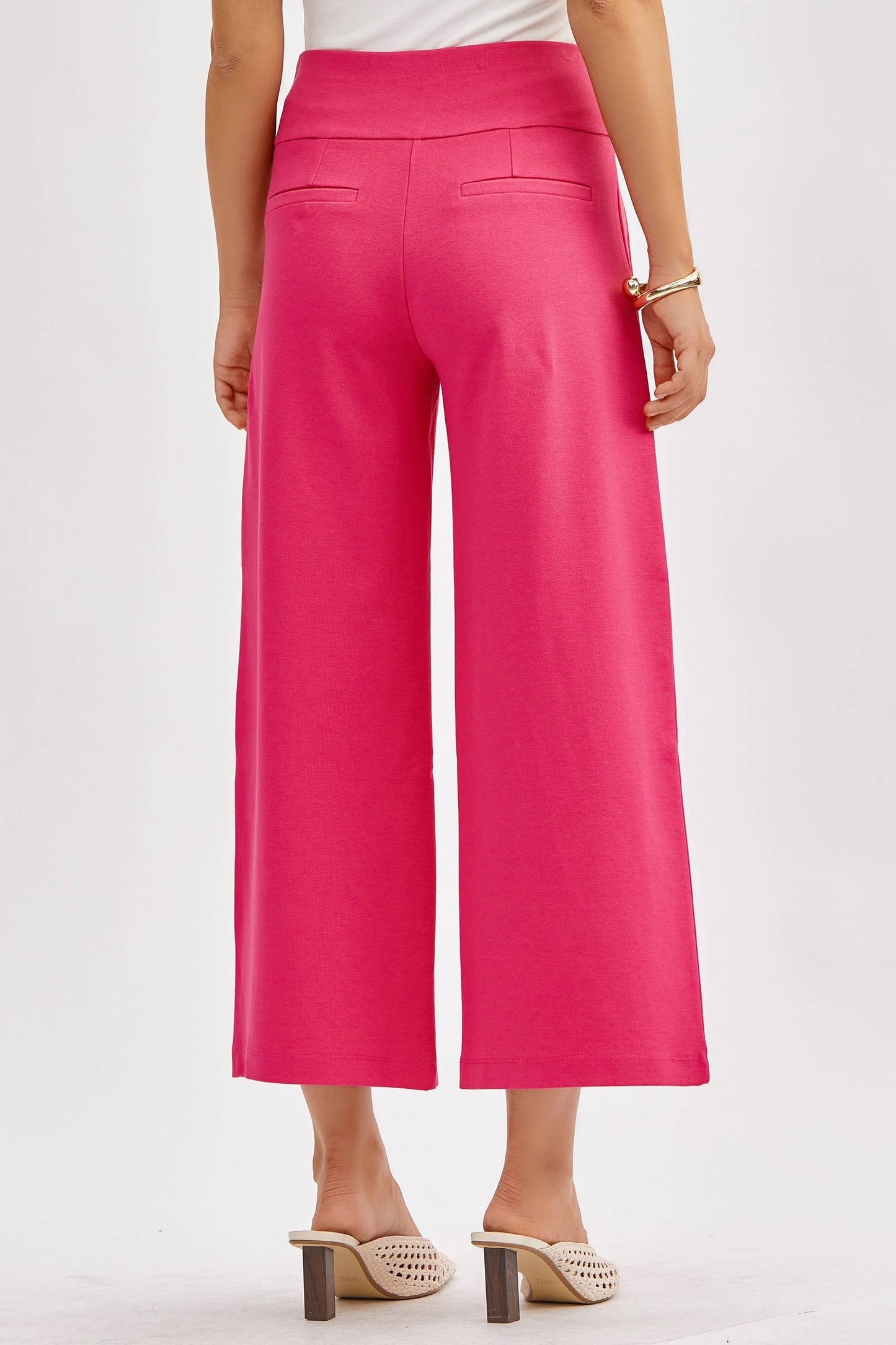 Dear Scarlett - Magic Wide Cropped Pants